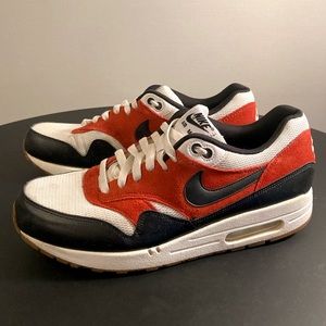 Nike Air Max 1 Essential - White Gamma Orange - Size 10.5